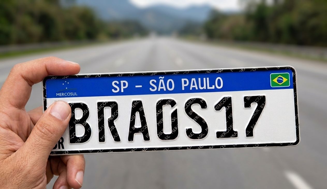 Mais uma placa para atestar a condição do cidadão