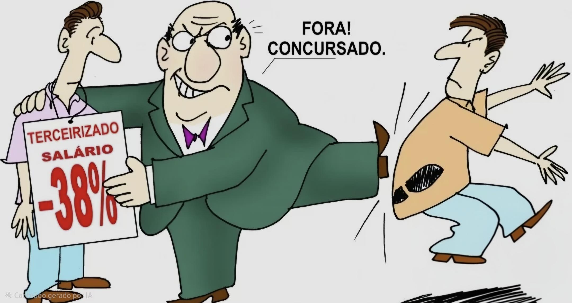 Pra quê nomear, se podes contratar?