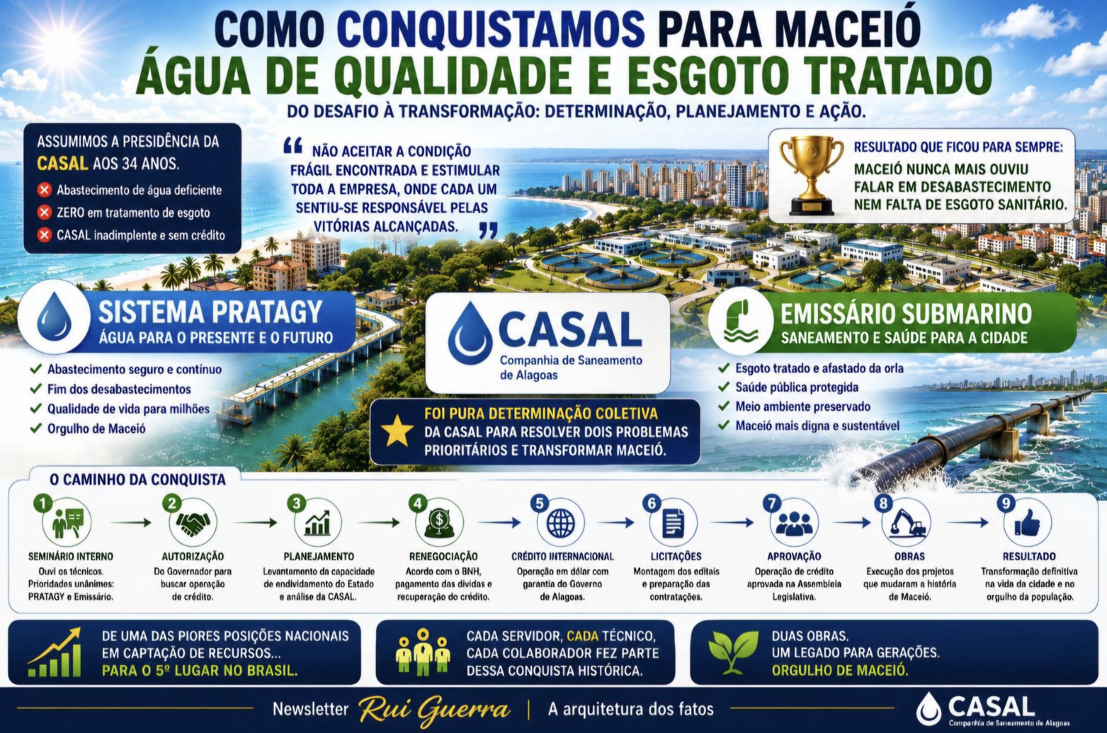 Caleidoscópio Existencial: Como conquistamos para Maceió água de qualidade e esgoto tratado